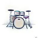 drum tattoo design idea