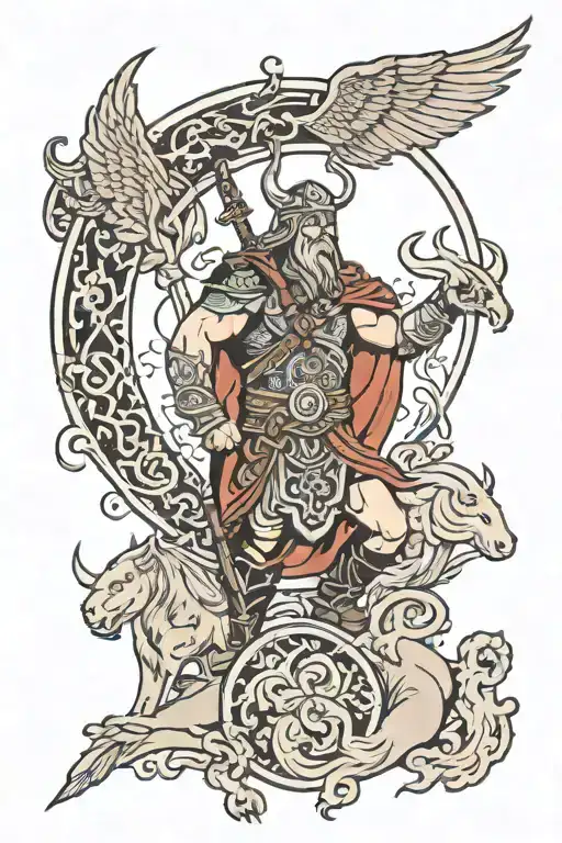 Norse mythology tattoo tattoo design idea
