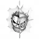 Corazon X Law, one piece tattoo design idea