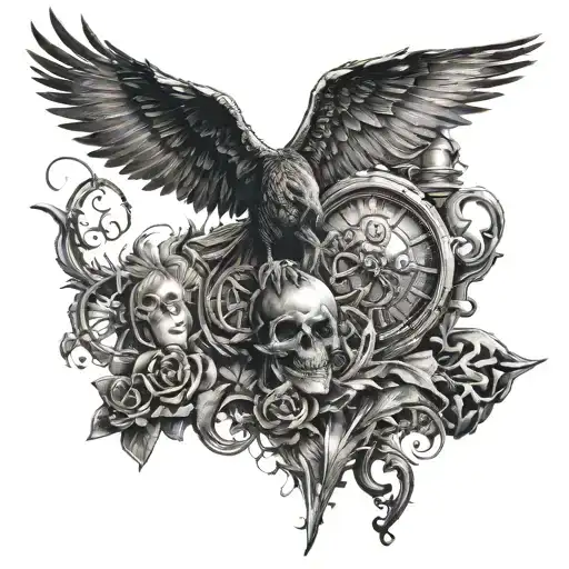 Resident evil 4 tattoo design idea