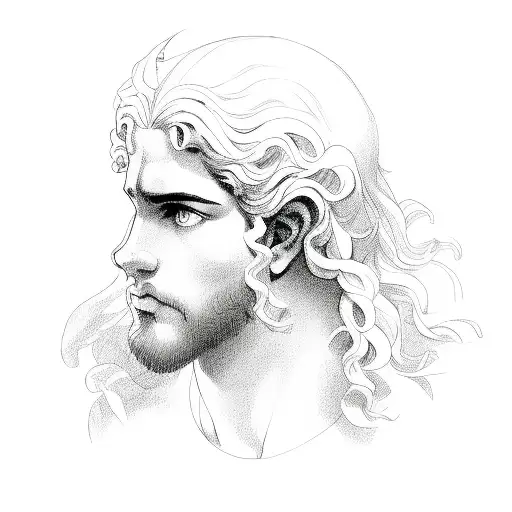 apollon greek mythology tattoo design idea