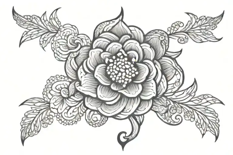 anxiety acupuncture strength inspired tattoo design idea