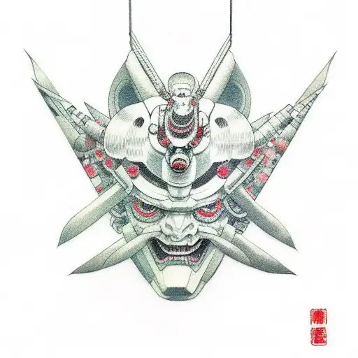 ghost in the shell tattoo design idea