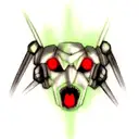 cybernetic horror  tattoo design idea