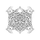celtic horse tattoo design idea