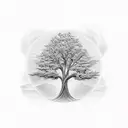 bodhi tree tattoo design idea