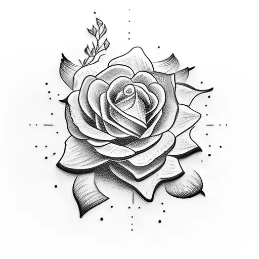tattoo of the word Lucia in wich the I is replaced  by a margarita flower tattoo design idea