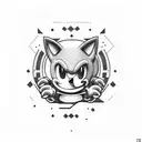 connor sonic theme tattoo design idea