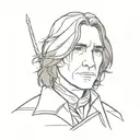about severus snape tattoo design idea
