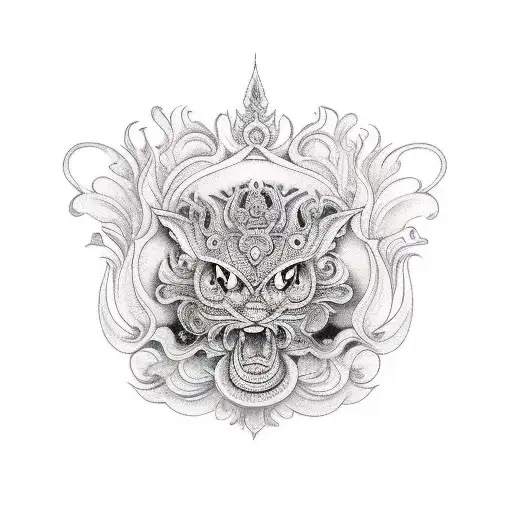 balinese culture  tattoo design idea