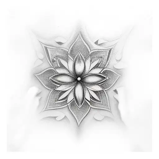 frangipani buddha temples  tattoo design idea