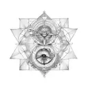 Da vinci tattoo design idea