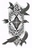 cuckold symbol incorporated tattoo design idea