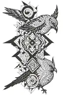 cuckold symbol incorporated tattoo design idea