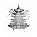 Combining elements of traditional Japanese art with a futuristic twist tattoo design idea