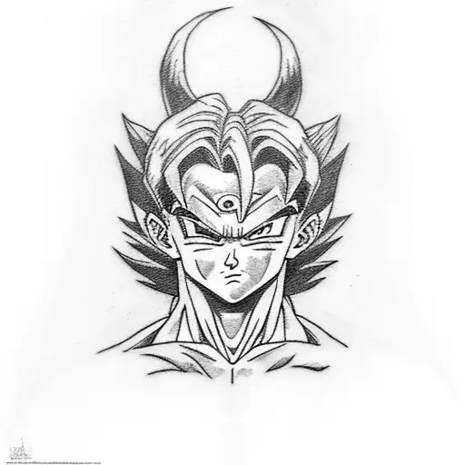 Gohan tattoo design idea