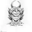 Gohan tattoo design idea