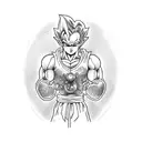Gohan tattoo design idea