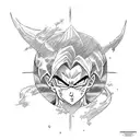 Gohan tattoo design idea