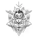 Gohan + Feid tattoo design idea