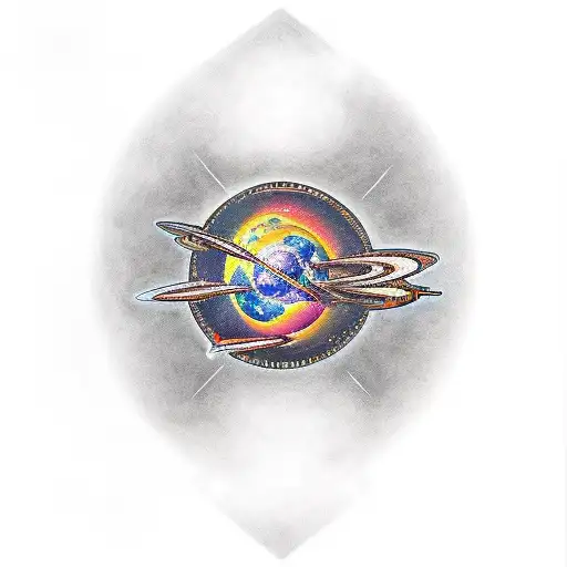 Travis Scott astroworld tattoo design idea