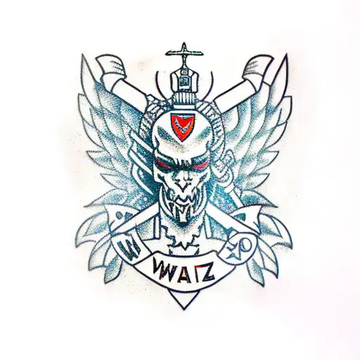 warszawa witcher tattoo design idea