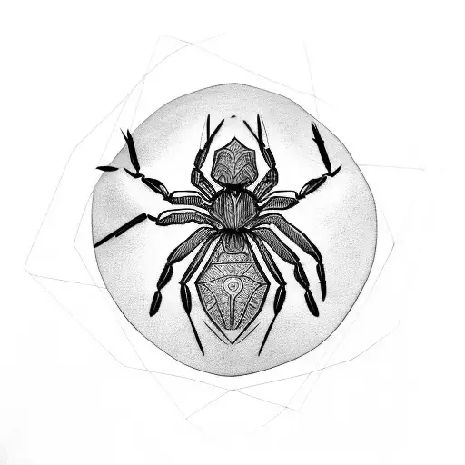 Arachne tattoo design idea