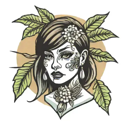 PECAN HEAD tattoo design idea