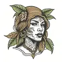 PECAN HEAD tattoo design idea