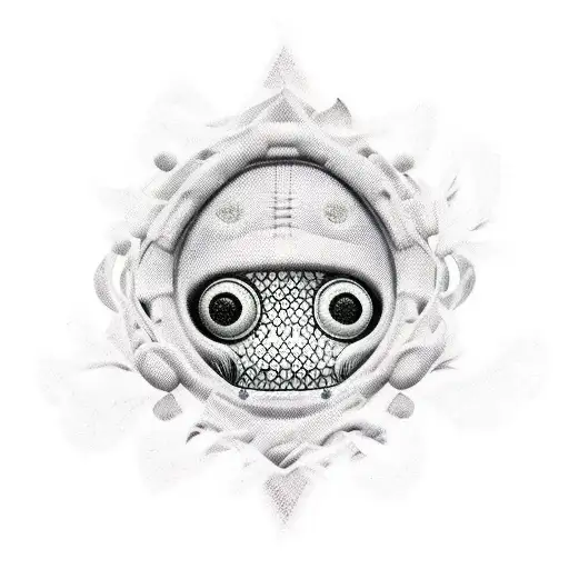 Trippy sackboy slave tattoo  tattoo design idea