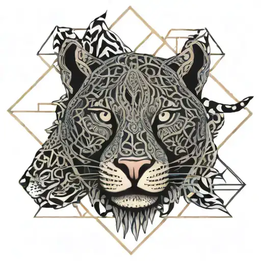 jaguar ayahuasca tattoo design idea