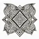 maya in lak ech ala kin ayahuasca chacrona tattoo design idea