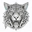 ayahuasca chacrona jaguar tattoo design idea