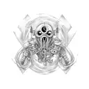 full metal alchemist  tattoo design idea