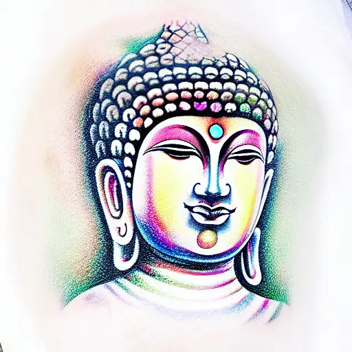Buddha tattoo design idea