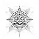 Valknut Symbol tattoo design idea