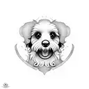 cockapoo tattoo design idea