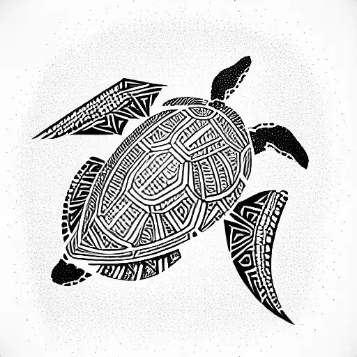 Daddy Jacks Body Art Studio  Tattoos  Original Art  Work in progress  black and Grey sea turtle