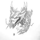 Digimon tattoo design idea