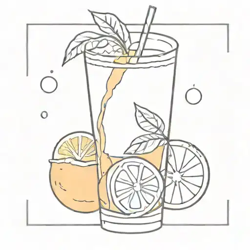 Orange juice by noah kahan tattoo design idea