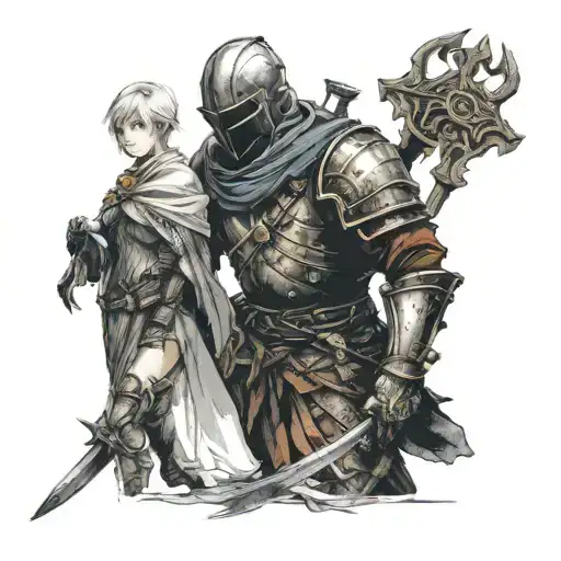 Dark Souls 3 characters tattoo design idea