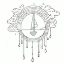 efter rain comes sunshine   tattoo design idea