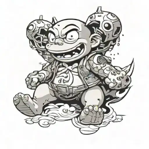 shinchan   tattoo design idea