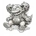 shinchan   tattoo design idea