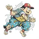 shinchan   tattoo design idea