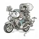 shinchan   tattoo design idea