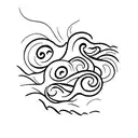 waves tattoo design idea