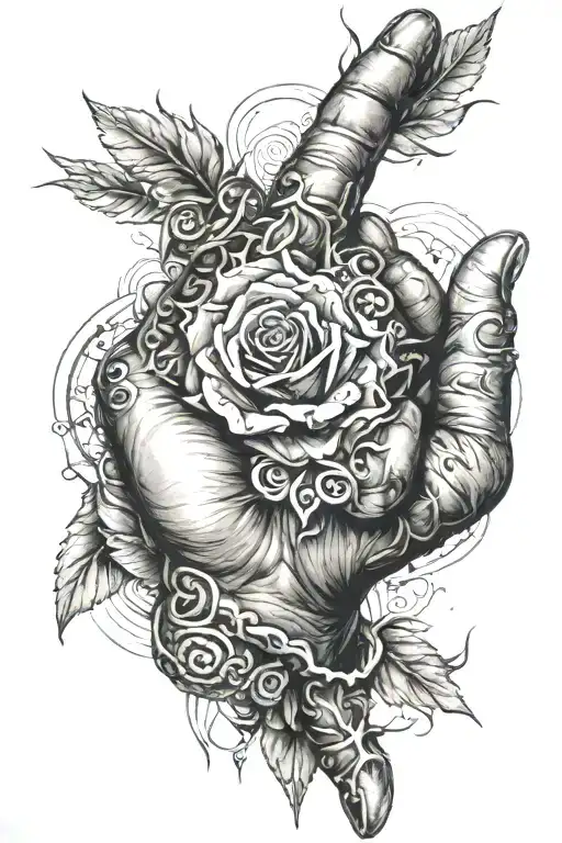 hand tattoo tattoo design idea