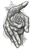 hand tattoo tattoo design idea
