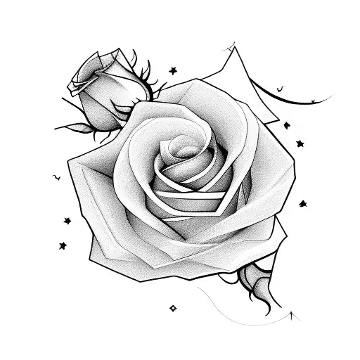 clouds, roses, time, white pigeon tattoo design idea
